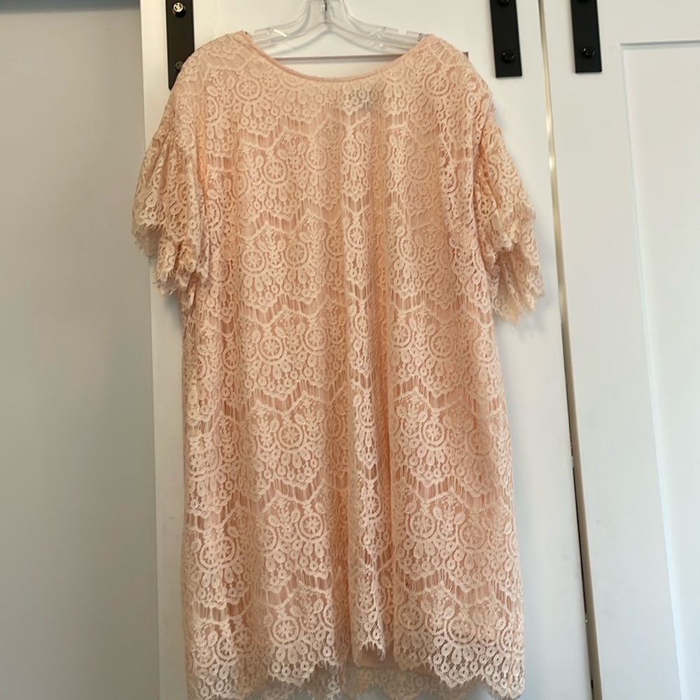 Lace dress.